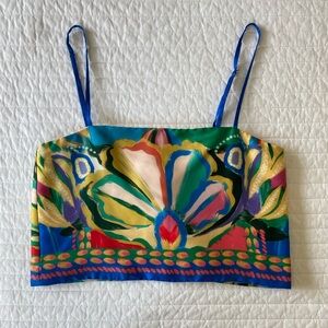 Antonio Melani Callista Vibrant Floral Print Sleeveless Tank Top